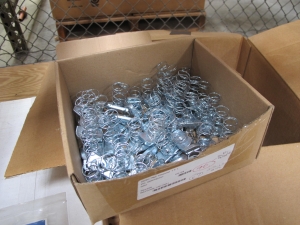 LOT TO INCLUDE: (750) MERIT MW-QC-4 ADAPTER, ARBORS, 1/4" DIA SIZE, FLAPPER WHEEL KIND, STL MATERIAL. 20 TPI, WITH 1/4" DIA SHANK, (267) MERIT CHANNEL NUTS. LOADING & HANDLING FEE $15-4209